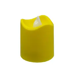 Декоративна свічка LED з полум'ям Bambi 12-67C(Yellow) 4 см, жовтий
