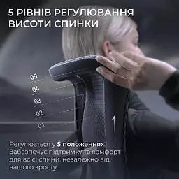 Ігрове крісло Sihoo DORO S300 Mesh Dark Grey (S300-M201) - мініатюра 13