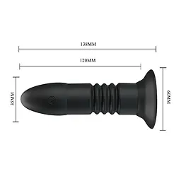 Анальна пробка - Mr.Play Remote Control Vibrating Anal Plug - мініатюра 7