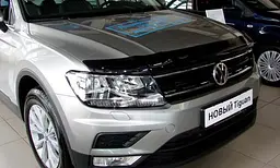 Дефлектор капоту мухобійка Volkswagen TIGUAN 2016- - мініатюра 3