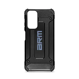 Чехол для Xiaomi Redmi Note 12S 4G, Panzer, черный, противоударный, бронированный, милитари, панель-накладка, защита всего корпуса, защита дисплея и камеры, термополиуретан (TPU) + поликарбонат (PC), ArmorStandart (ARM70786)