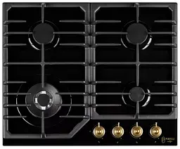 Варильна поверхня газова Perfelli Vintage GW69C Nero