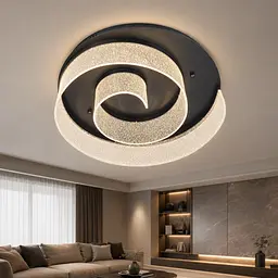 Світлодіодна люстра стельова Artlight 46112/500C-BK, 48 Вт, чорна