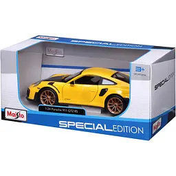 Ігрова автомодель Maisto Porsche 911 GT2 RS 1:24 (31523 yellow) - мініатюра 17