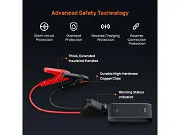 Автономний пусковий пристрій (бустер) 70Mai Jump Starter PS07 10400mAh - мініатюра 3