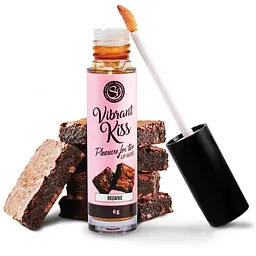 Блиск для губ Secret Play Vibrant Kiss Brownie 6 мл - мініатюра 2