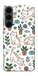 TPU чохол Demsky Cats pattern для Samsung Galaxy S25 FE