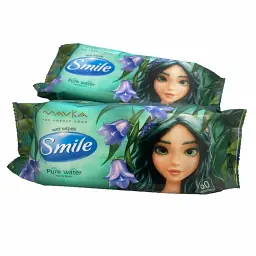 Вологі серветки Smile Pure water 120 шт
