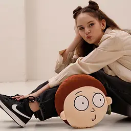 Декоративна подушка обличчя Морті "Rick and Morty" FRMMORPIL22GN002 - мініатюра 4
