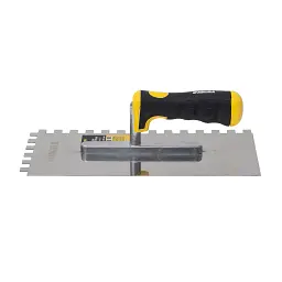 Затирка Sigma нержавіюча штукатурна Profi 280x130мм із зубом 10x10мм (8327541) (8327541) - мініатюра 3