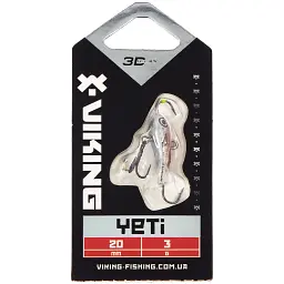 Балансир Viking Fishing Yeti Ice Jig 20mm 3.0g #12 Smoke Anchovy - мініатюра 2