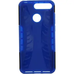 Чохол-накладка Toto Dazzle Kickstand 2 in 1 Case HuAwei Y6 2018 Blue - мініатюра 3