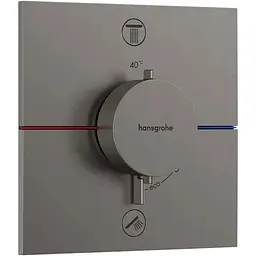 Термостат для душу Hansgrohe ShowerSelect Comfort E brushed black chrome 15572340