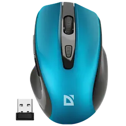 Миша бездротова Defender Prime MB-053 Silent Turquoise (52054)