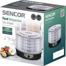 Сушарка для овочів і фруктів Sencor SFD 3109BK [103288] - мініатюра 8