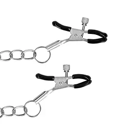 Кляп з кільцем та затискачами для сосків Ouch! O-Ring Gag with Nipple Clamps - мініатюра 6