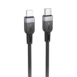 Дата кабель Hoco X109 Energy silicone Type-C to Lightning (1m) Black