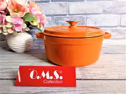 Каструля чавунна O.M.S. Collection 3165-20 2,3л Orange - мініатюра 2