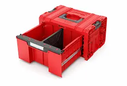 Ящик для інструментів Qbrick System PRO Drawer 1 2.0 Basic з 1 висувним ящиком з ABS-пластику червоний - мініатюра 2