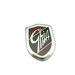 Емблема Ghia для Ford хром 45х30 мм метал+пластик (на скотчі)