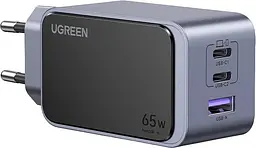 Зарядний пристрій Ugreen X553 Nexode S 65W GaN 3 порти (UGR-35042) - мініатюра 2