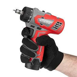 Дриль шуруповерт акумуляторний INTERTOOL DT-0314, швидкознімний патрон, підсвітка, реверс, двошвидкісний - мініатюра 5