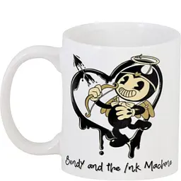 Кухоль GeekLand Bendy and the Ink Machine Бенді та чорнильна машина BM .02.04 330 мл чорний - мініатюра 3