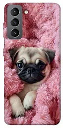 TPU чохол Demsky Мопс у ніжностях для Samsung Galaxy S21 FE