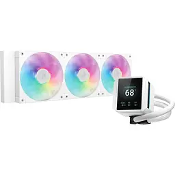 Система водяного охолодження Deepcool Mystique 360 ARGB White (R-LX360-WHDSNMCP-G-1) UA [150139] - мініатюра 1