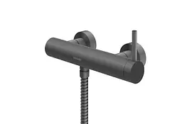 Змішувач для душу Kohlman Axel graphite настінний KPL-QW120AG, Графит - мініатюра 2