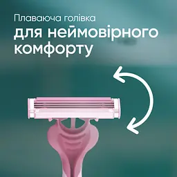 Одноразові станки для гоління (бритви) жіночі Simply Venus 3 12 шт. - мініатюра 5