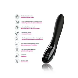 Вібратор з електростимуляцією Mystim Electric Eric eStim Black, міостимулятор - мініатюра 7