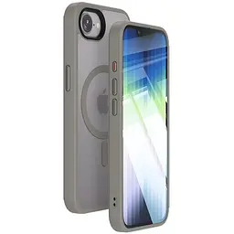 Чохол Ummi Colorful with MagSafe для Apple iPhone 16e / 17e (6.1) Сірий / Grey