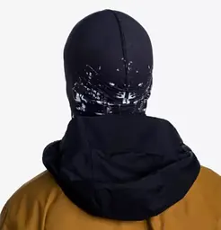 Балаклава Buff MICROFIBER BALACLAVA phys black Чорний-Білий - мініатюра 4