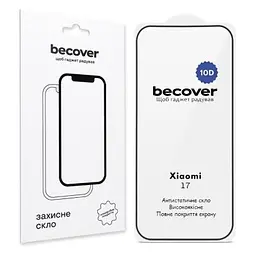 Скло захисне BeCover 10D Xiaomi 17 Black (715710) - мініатюра 2
