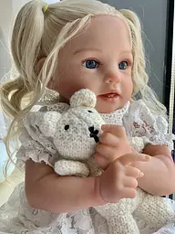 Силіконова колекційна лялька реборн reborn дівчина ніколь Reborn Dolls det0018826 - мініатюра 5