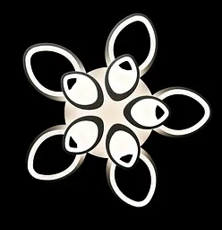 Люстра стельова LED Splendid Ray L78365/5+5, 240W, білий, сучасний стиль з пультом - мініатюра 5