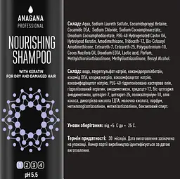 Набір 4YOU "Живильний" з кератином для сухого пористого волосся ANAGANA 4х250 мл - мініатюра 5
