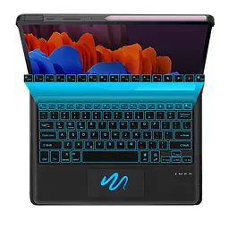 Чохол клавіатура Samsung Galaxy Tab S9 Plus / S9 FE+ / S10+ 12.4 SM X810 X816 X610 X616 X820 X826 BlueTooth Keyboard with TP - мініатюра 2