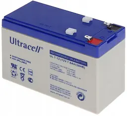 Акумуляторна батарея для ДБЖ Ultracell AGM 12 V / 7 А*ч (UL7-12)