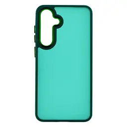 Противоударный чехол для Samsung Galaxy S24 FE 5G (SM-S721), Frame, зеленый, панель-накладка, термополиуретан TPU + поликарбонат PC, защита всего корпуса, защита кнопок и камеры, устойчив к деформациям, ArmorStandart (ARM76913)