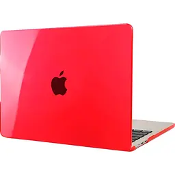 Пластикова накладка (верх і низ) HardShell Case для Apple MacBook Air 15.3'' M2 A2941 2023 Crystal Red [98195]
