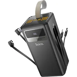 Зовнішній акумулятор Hoco DB58B Plentiful 50000mAh 22.5W Black [161897] - мініатюра 2