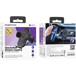 Тримач з бездротовим зарядним пристроєм Borofone BH204 15W 15W - мініатюра 4