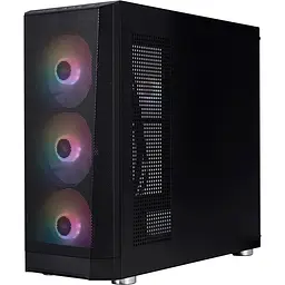 Корпус 1stPlayer FD5-M-BK-4F1 Black [146448] - мініатюра 2