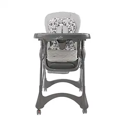 Дитячий регульований стільчик для годування немовлят Bellissimo Cool Grey Pu Leather Lorelli Світло-сірий - мініатюра 2