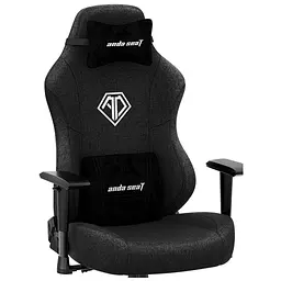 Крісло ігрове Anda Seat Phantom 3 Fabric Size L Black (AD18Y-06-B-F) - мініатюра 8