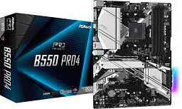 ASRock B550 Pro4 (AM4/B550, 4*DDR4, 2xPCIex16, HDMI/VGA, 6xSATAIII, 3xM.2, GLan, 7.1ch, ATX) - мініатюра 5
