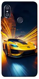 Чохол Demsky Yellow Porsche для Xiaomi Redmi Note 5 Pro / Note 5 (AI Dual Camera)