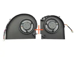 Вентилятор (кулер) для DELL Alienware 17 R4, 17 R5 P31E (MG75090V1-C060-S9A, MG75090V1-C070-S9A) (CPU + GPU) Пара. - мініатюра 2